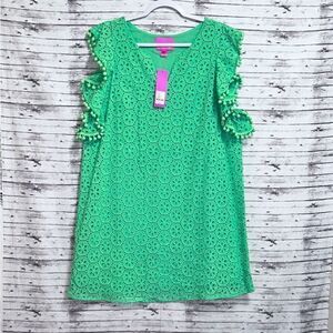 Lilly Pulitzer Astara Dress Petite Sand Dollar Eyelet